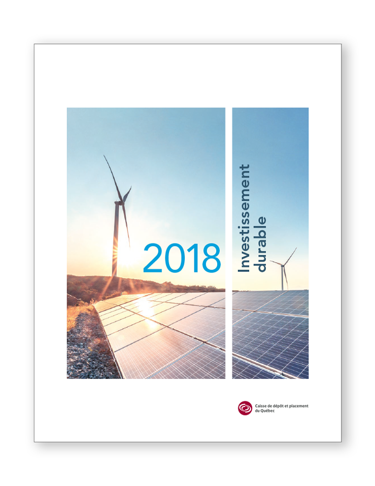 Rapport d’investissement durable 2018